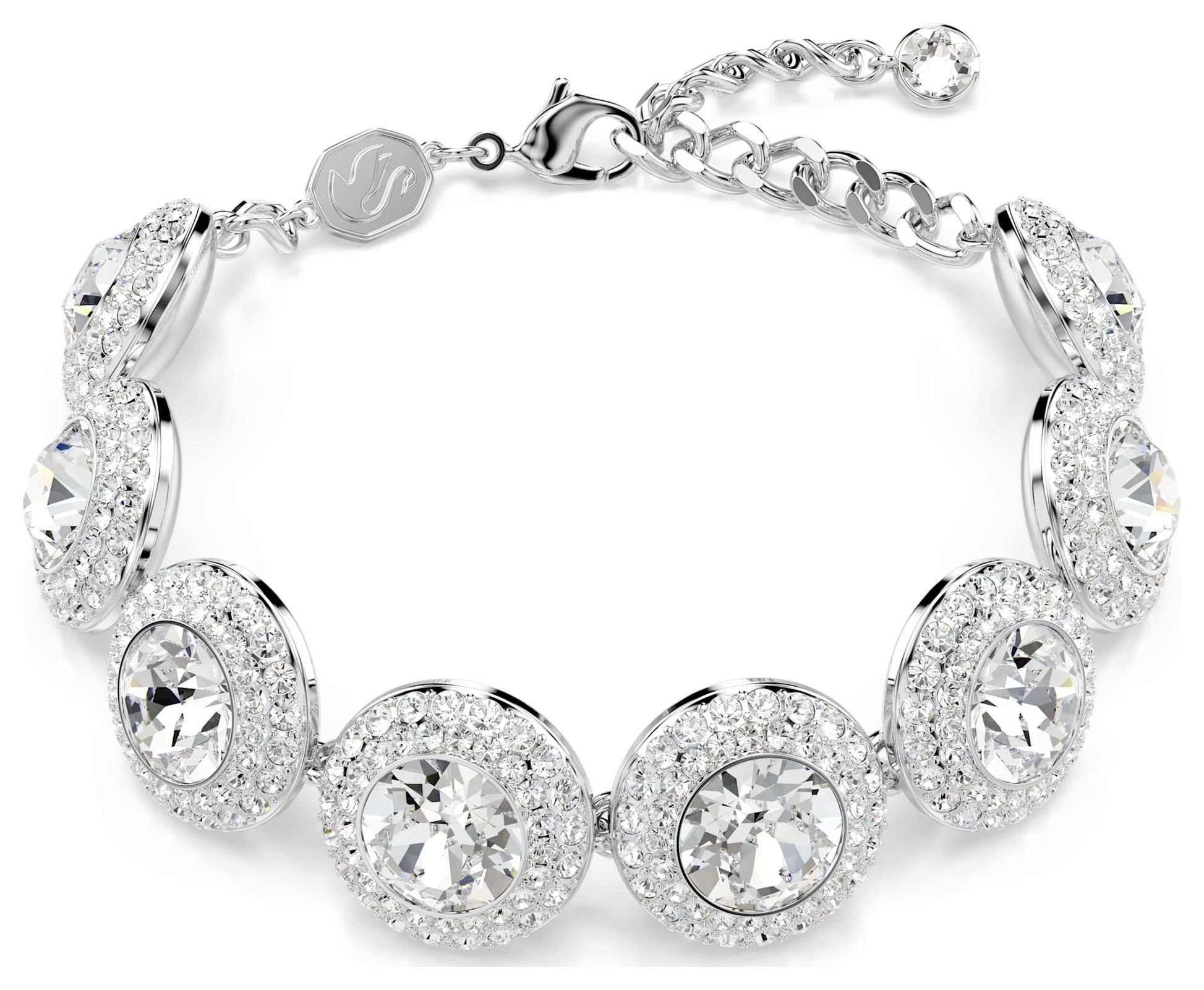 Swarovski 5735343 Una Angelic Bracelet - White, Rhodium Jewellery
