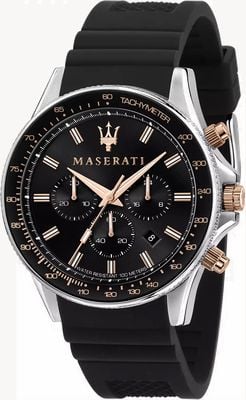 Maserati SFIDA Men's Silicone Strap Watch R8871640002