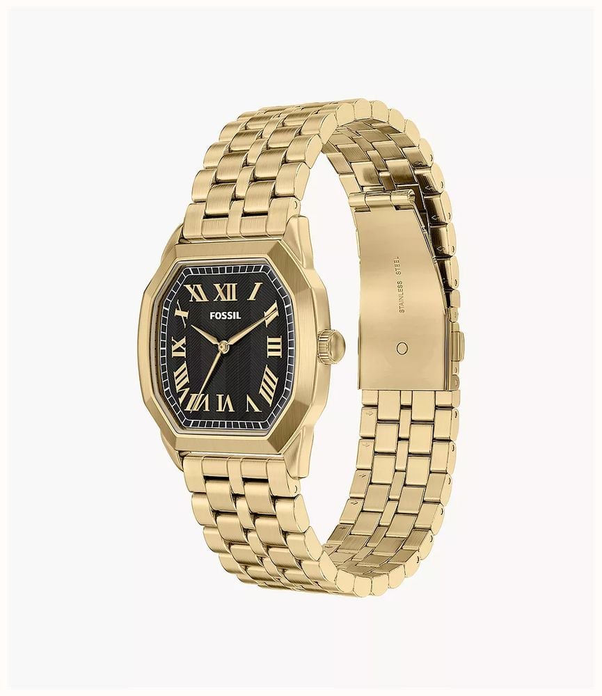 Fossil Harlow 33 mm Three-Hand Gold-Tone Stainless Steel Watch FS6223 - alternate view 5