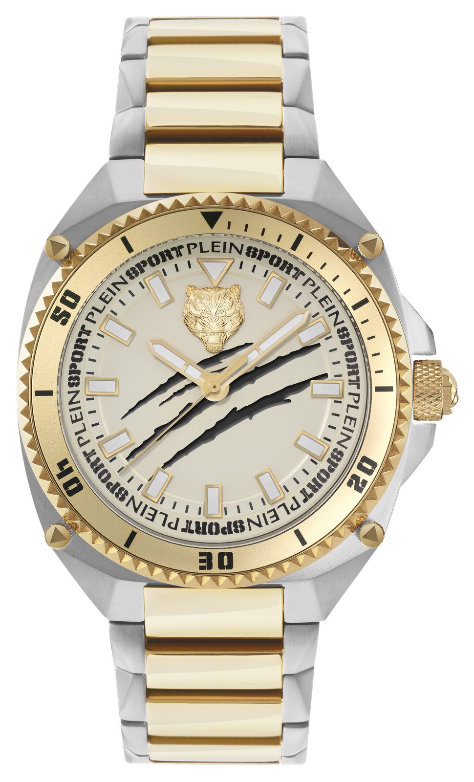 Plein Sport PS8BA0824 THUNDER FORCE 3-Hand (47mm) Champagne Watch