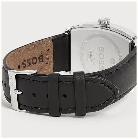 BOSS Men's Leather Strap White Dial Principle Ark 1514351 - alternate view 4