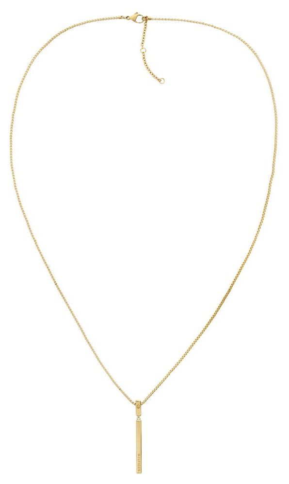 Tommy Hilfiger 2780951 Womens Gold Tone LINEAR Necklace Jewellery