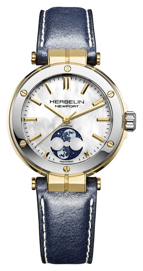 Herbelin 2879T1N19BL Newport Moonphase Automatic (35mm) Watch