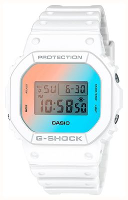 Casio G-Shock Core (48.9mm) Digital Dial / White Resin Strap DW-5600TL-7ER
