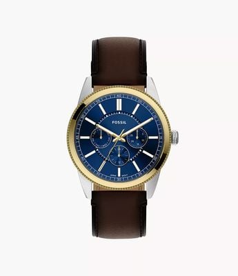 Fossil Pearson 42 mm Multifunction Brown Leather FS6195