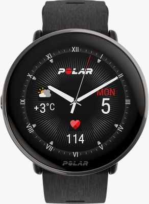 Polar IGNITE 3 TITANIUM Black Silicone Strap 900110027