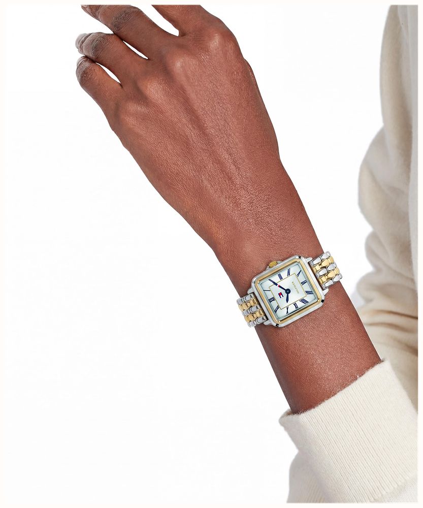 Tommy Hilfiger Ladies Mia Two Tone White dial Watch 1782915 - alternate view 4