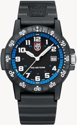 Luminox Sea Turtle Giant 0320 Series | Blue Bezel | Black Strap XS.0324