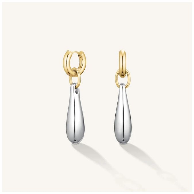 Rosefield Jewellery JEDPD-J1215 Dome Duotone Drop Pendant