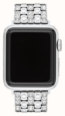 Coach Apple Watch Strap (38/40/41mm) Crystal-Set Stainless Steel 14700261