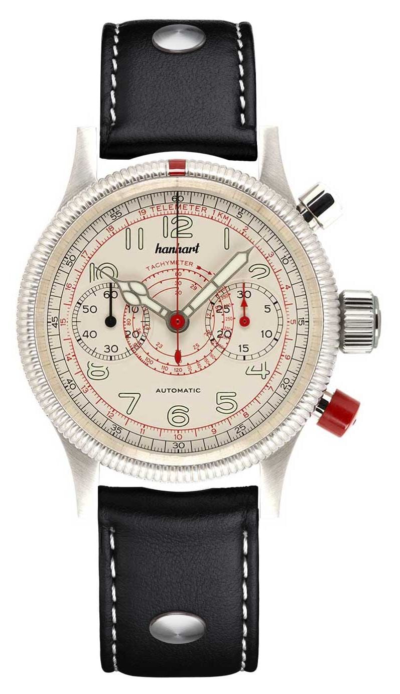 Hanhart 712.200-0010 PIONEER TachyTele Automatic (40mm) Watch