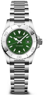 LONGINES Hydroconquest Quartz 30mm Green Quartz Watch L33694096