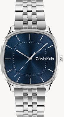 Calvin Klein CK Shape Quartz (37mm) Blue Sunray Dial / Stainless Steel Bracelet 25200580
