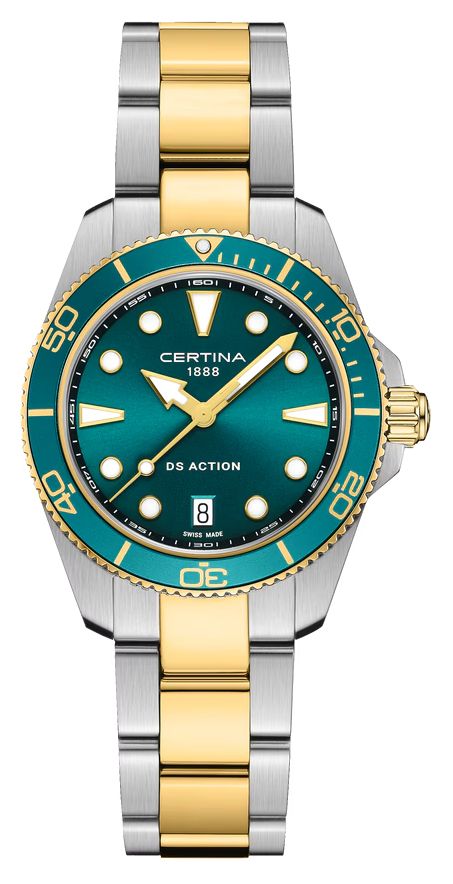 Certina C0482102209100 DS Action Quartz (34.5mm) Ocean Green Watch