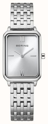 Bering Classic Quartz (23mm) Silver Sunray Dial / Stainless Steel Bracelet Watch 17423-700