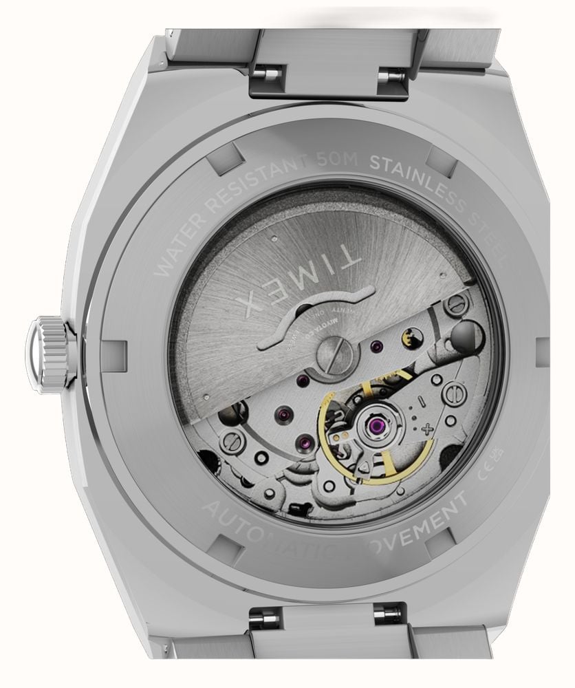 Timex Time Automatic E Line 38mm Stainless Steel Bracelet TW6A00500 - alternate view 4