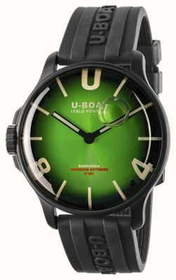 U-Boat Darkmoon PVD (46.5mm) Noble Green Soleil Dial / Black Vulcanised Rubber Strap 8698/E