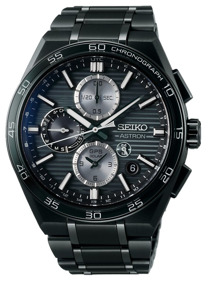 Seiko SSH179J1 Astron âNight Sky Blackâ 5X GPS Solar Watch