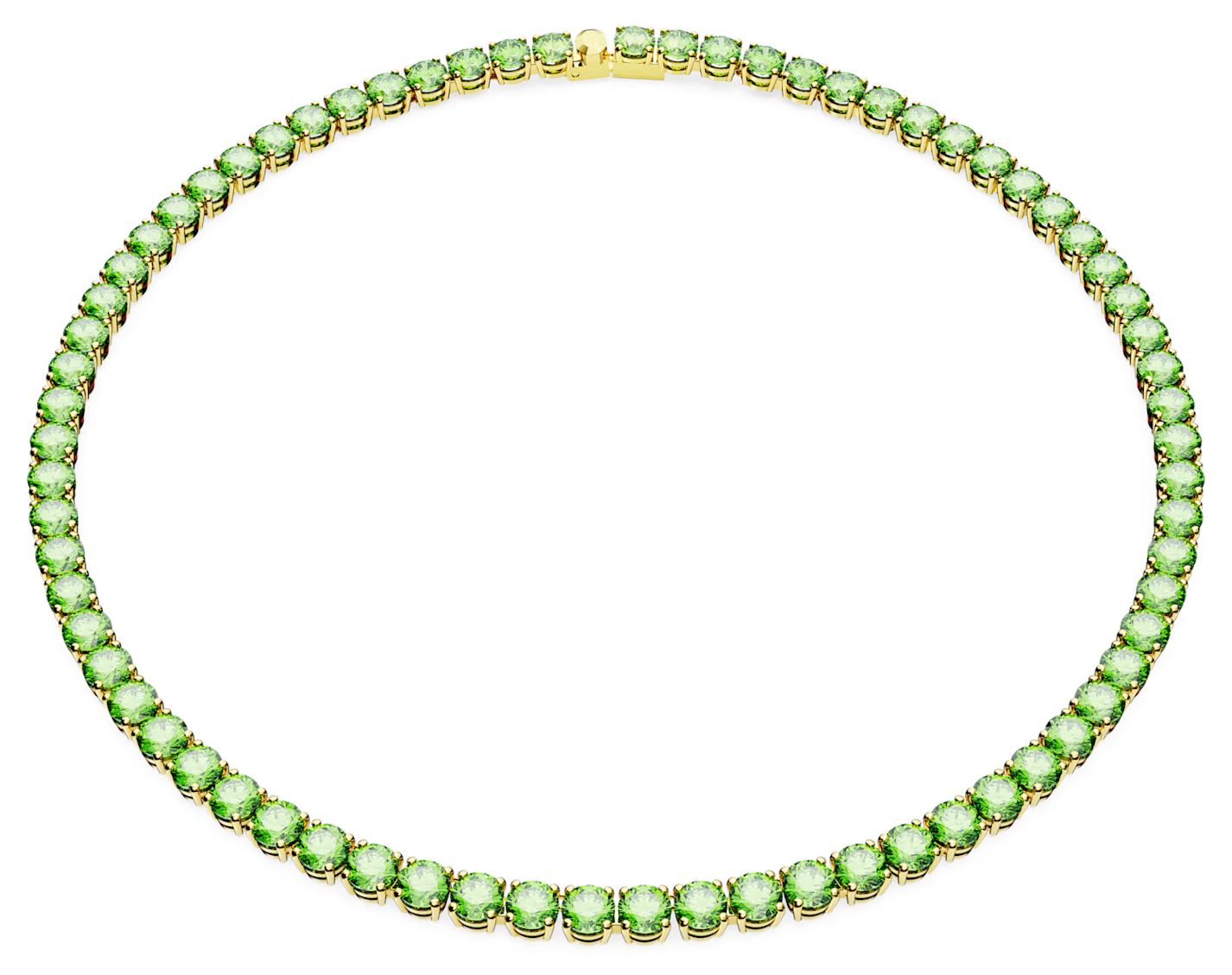 Swarovski 5661189 Matrix Tennis Necklace Gold-Tone Plated Jewellery