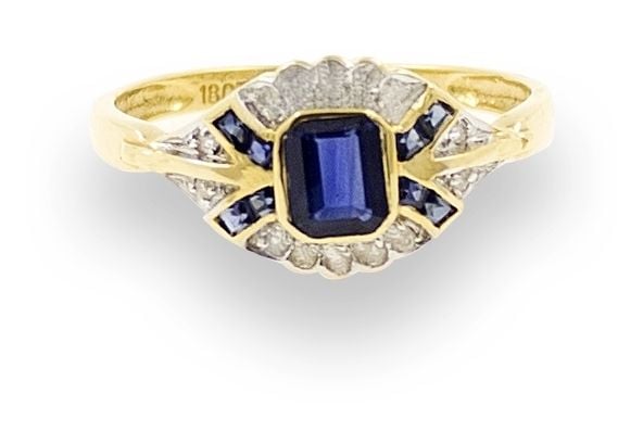 James Moore & Co 1032-sd 9ct Yellow Gold Sapphire And Jewellery