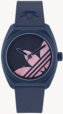 Adidas PROJECT THREE (42mm) Blue Dial / Blue Bio-Resin Strap AOST25545