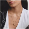 Thomas Sabo Moon Pendant with white zirconia PE1020-M01-14 - alternate view 3