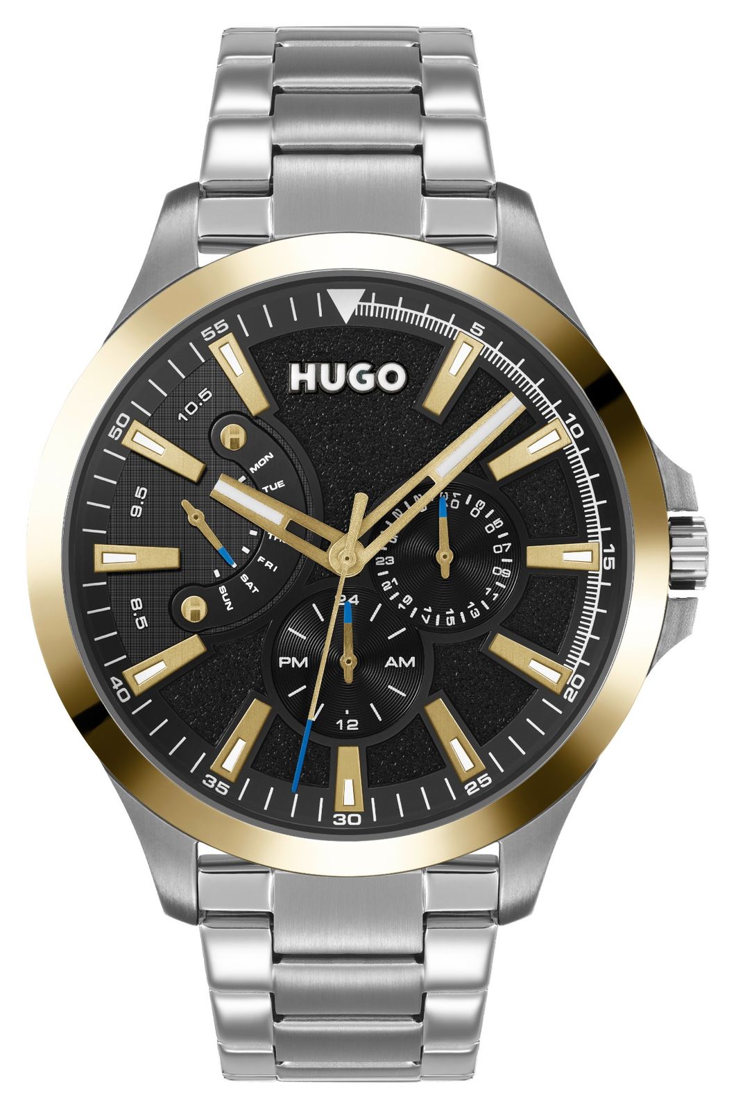 HUGO 1530174 #LEAP Casual | Black Dial | Stainless Steel Watch