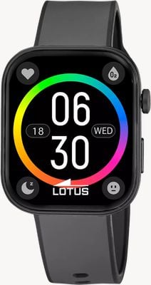 Lotus SmarTime Audaz 2nd Gen Smartwatch (38.8mm) Digital Display / Black Rubber Strap 50214/1