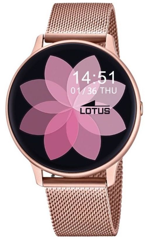Lotus L50015/A EX DISPLAY SmarTime Rose Gold Steel Mesh Watch