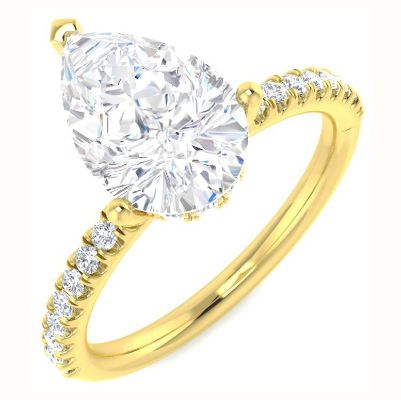 Certified Diamond Engagement Rings SR5863(LGI-YG)9