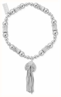 ChloBo Corrugated Twist Tassel Of Joy Bracelet SBTRC3454