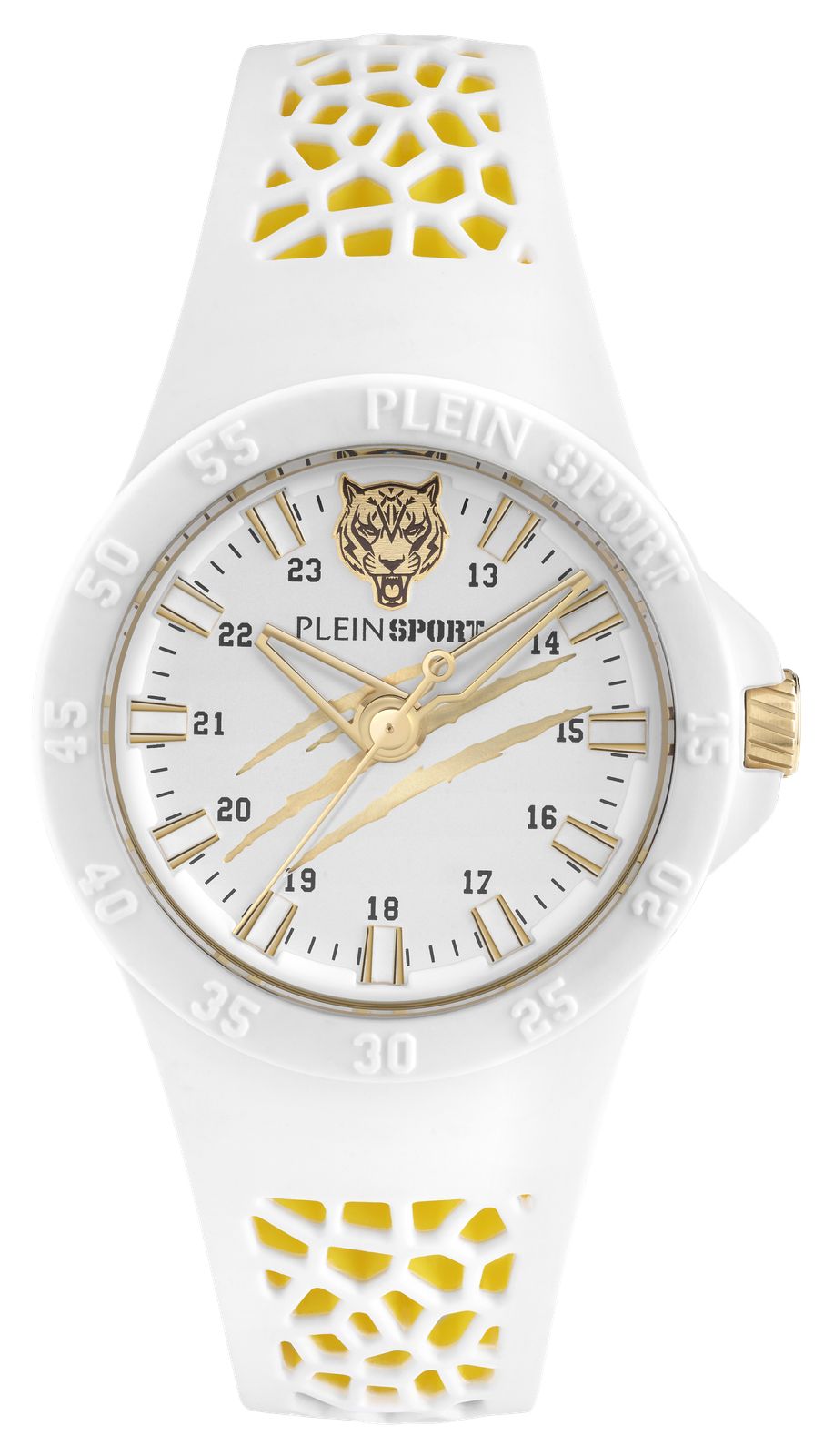 Plein Sport PSBBA0323 THUNDERSTORM 3-Hand (40mm) White Dial Watch