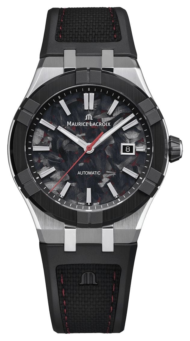 Maurice Lacroix AC6008-SSL20-530-2 AIKON-IC FROZEN CARBON Watch