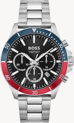 BOSS Troper (45mm) Black Dial / Stainless Steel Bracelet 1514108