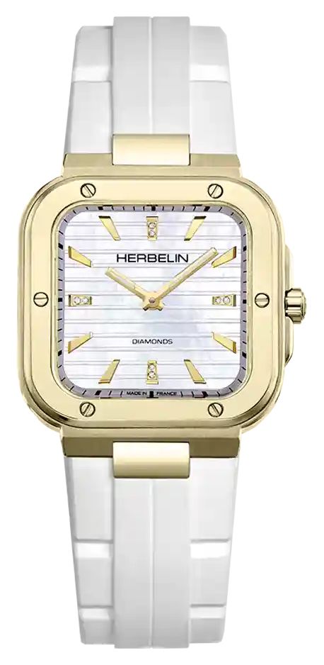 Herbelin 17546P1N89CW Cap Camarat Diamond (30mm) Mother-of- Watch