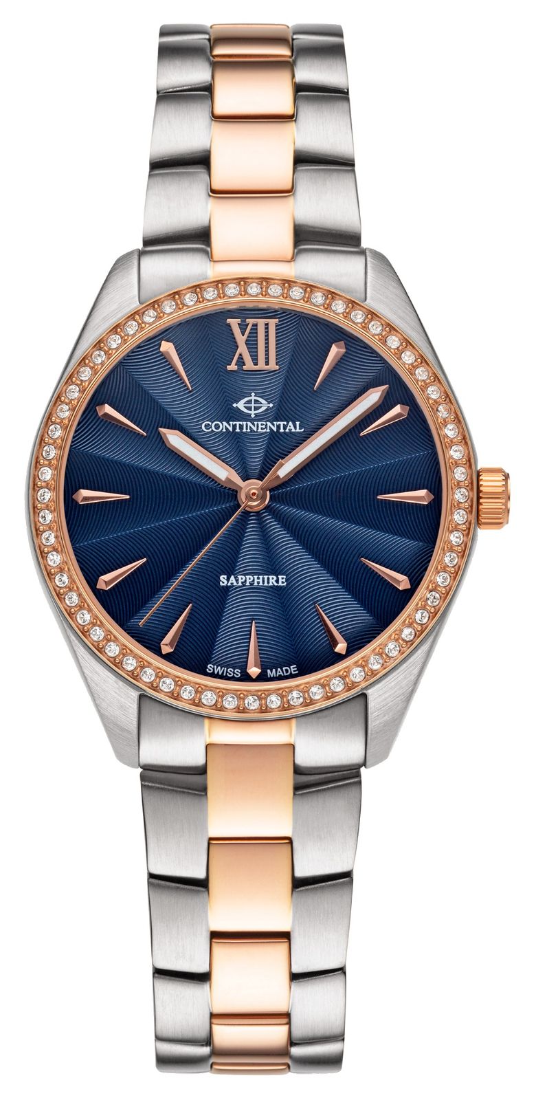 Continental 22508-LT815831 Crystal Round (32.5mm) Textured Watch