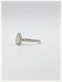 0.36ct Pear Natural Diamond Platinum Halo Ring J19302 - alternate view 2