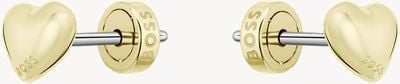 BOSS Jewellery Studs For Everyone Gold-Tone Heart Stud Earrings 1580850