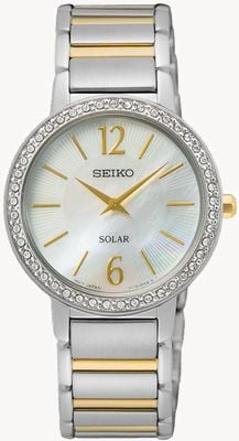 Seiko Women's | Mother of Pearl Dial | Two Tone Stainless Steel Bracelet SUP469P1
