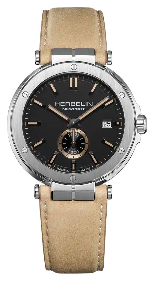 Herbelin 18389A24SA Newport Quartz Small-Seconds (40.5mm) Watch