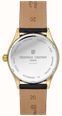Frederique Constant Classics Quartz Date (40mm) Cream Clous de Paris Guilloché / Black Leather Strap FC-220CR5B5 - alternate view 3