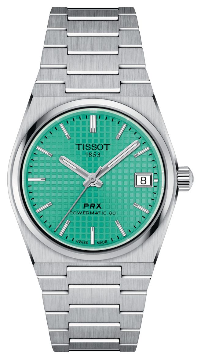 Tissot T1372071109101 PRX Powermatic 80 (35mm) Green Dial / Watch