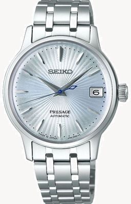 Seiko Presage ‘Skydiving’ Cocktail Time (33.8mm) Blue Dial / Stainless Steel Bracelet SRP841J1