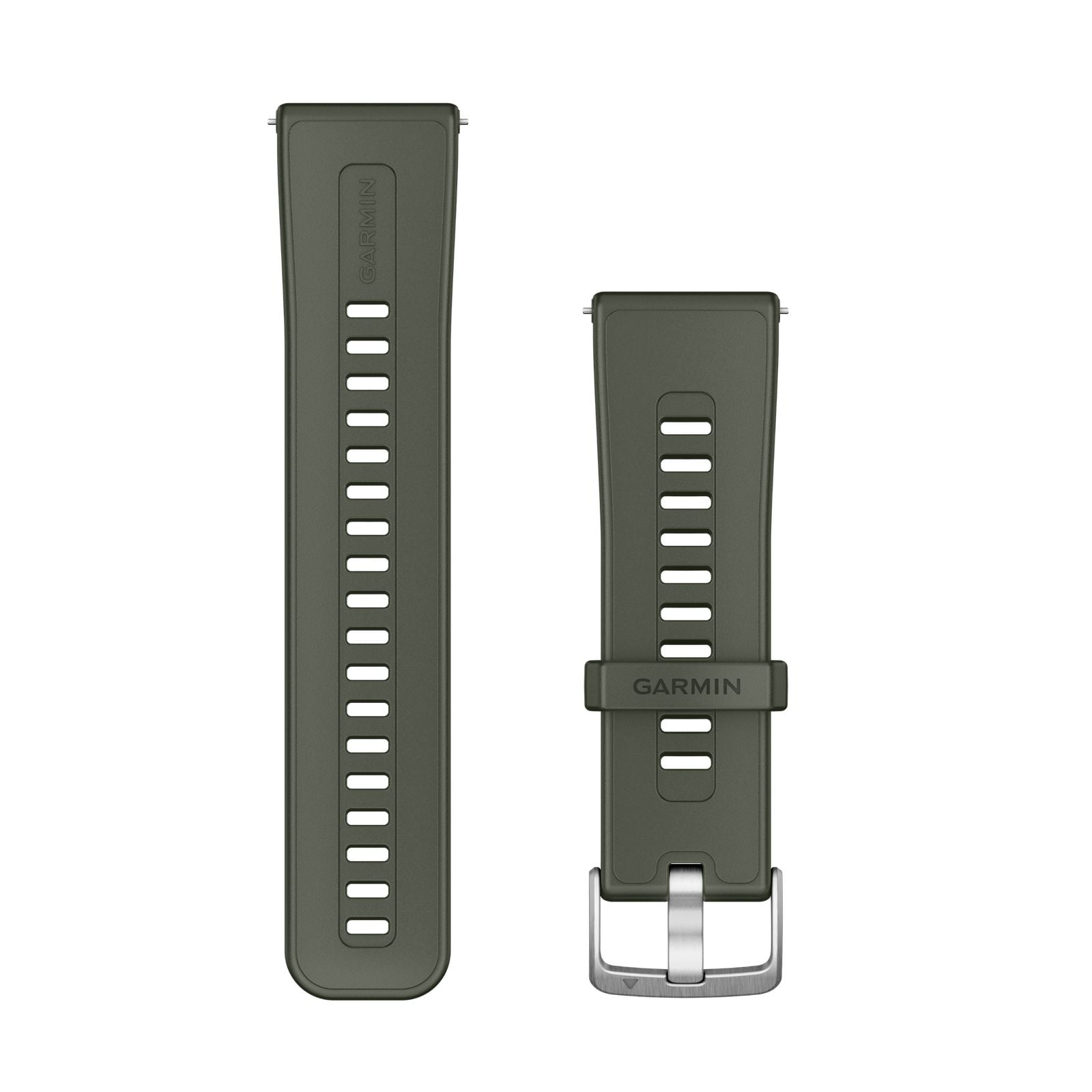 Garmin 010-13907-01 Quick Release Strap (24mm) Moss Silicone Watch