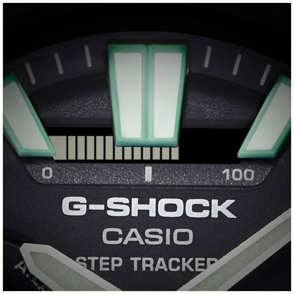 Casio G-SHOCK GBA-950 Series Step Tracker (43.9mm) Dark Blue Dial / Lime Green Resin Band GBA-950-9A3ER GBA-950-1AER - alternate view 8