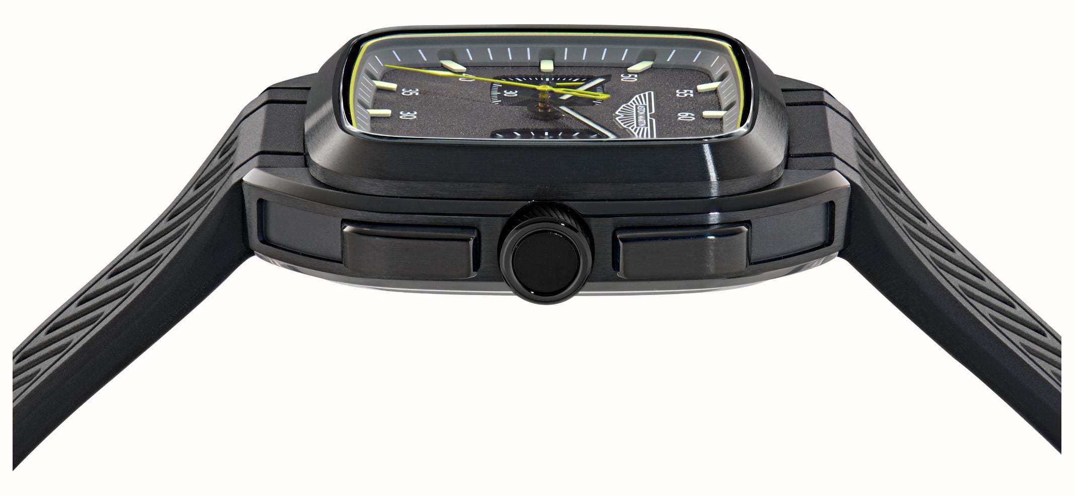 Aston Martin ULT Icon Quartz Chronograph (40.5mm) Black Dial / Black Silicone Strap MTIU1S605 - alternate view 3