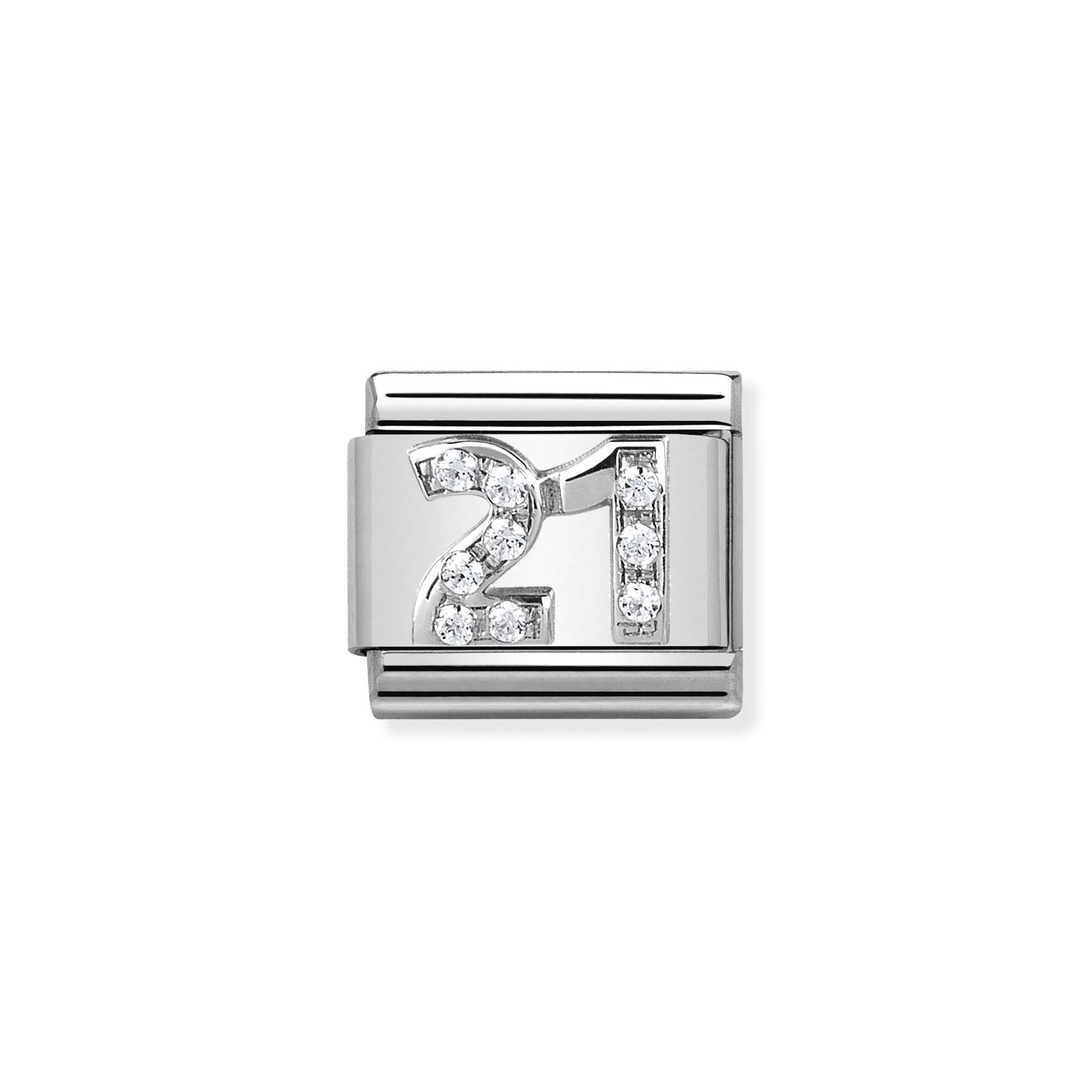 Nomination 330304/19 Classic 21 Sterling Silver & Steel Jewellery