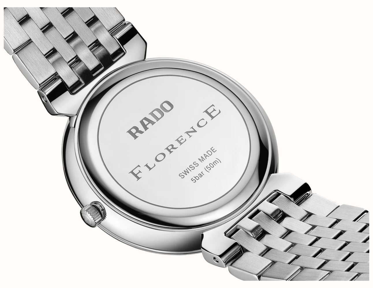 RADO Florence Quartz (38mm) Green Sunray Dial / Stainless Steel Bracelet R48912313 - alternate view 4