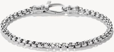 Thomas Sabo Box Chain Stainless Steel Rebel at Heart Bracelet A2250-S01-53-L20
