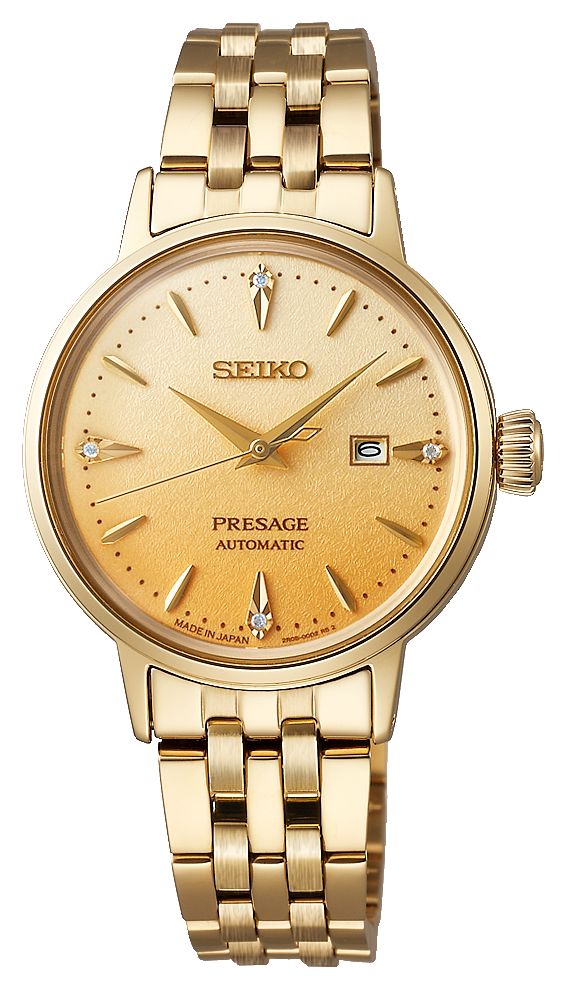Seiko SRE018J1 Presage âEggnogâ Diamond-set 30mm Watch